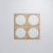 Ekena Millwork Large Wembley Decorative Fretwork Wood Wall Panels, Red Oak, 23 3/8"W x 23 3/8"H x 3/8"T WALW24X24X0375WEMRO - alternate 2